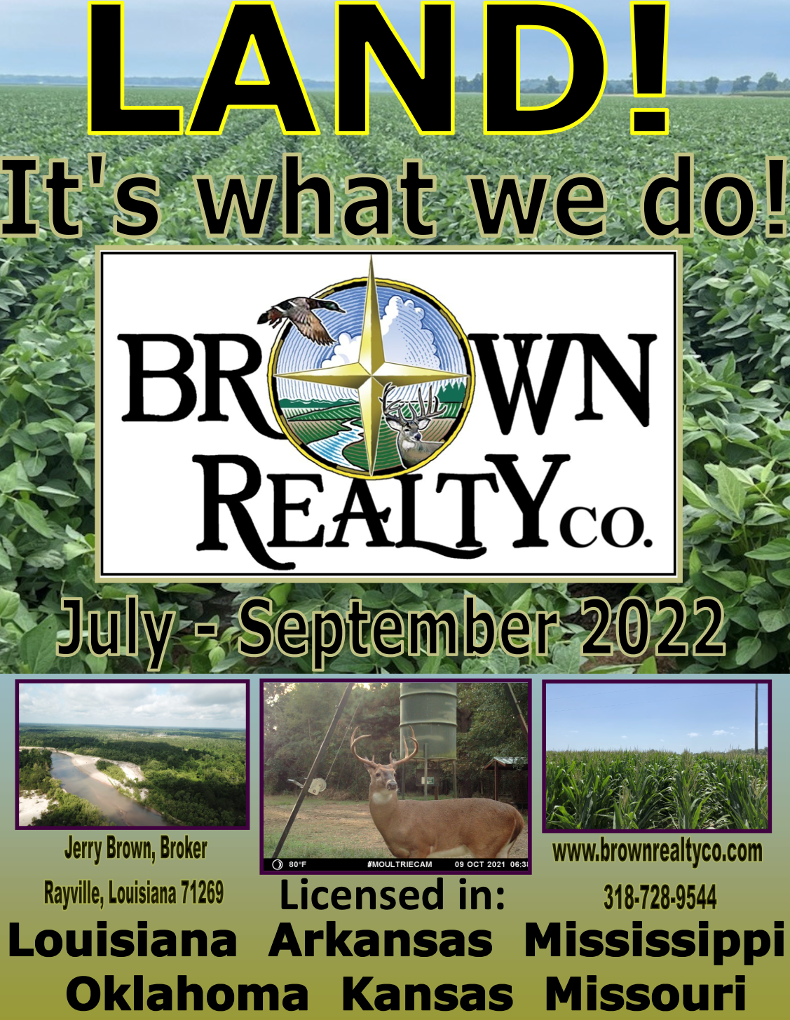 Land for Sale Land! It's What We do! Brown Realty Co